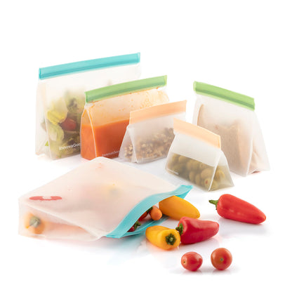 Set of Reusable Hermetically-sealed Bags Zags InnovaGoods 6 Units