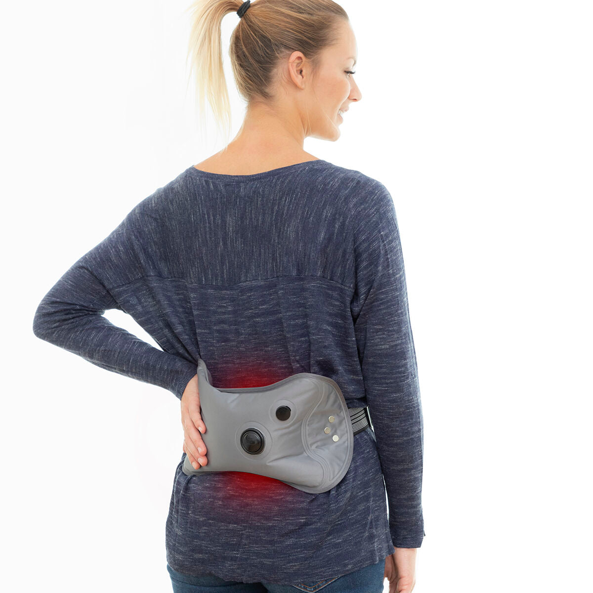 Adjustable refillable hot water bottle Hutter InnovaGoods Grey 400 W