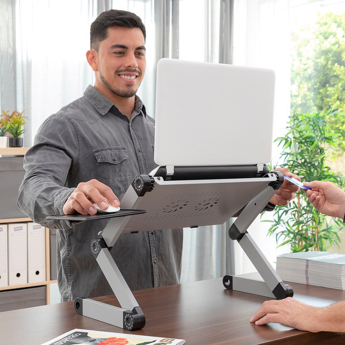 Adjustable Multi-position Laptop Table Omnible InnovaGoods