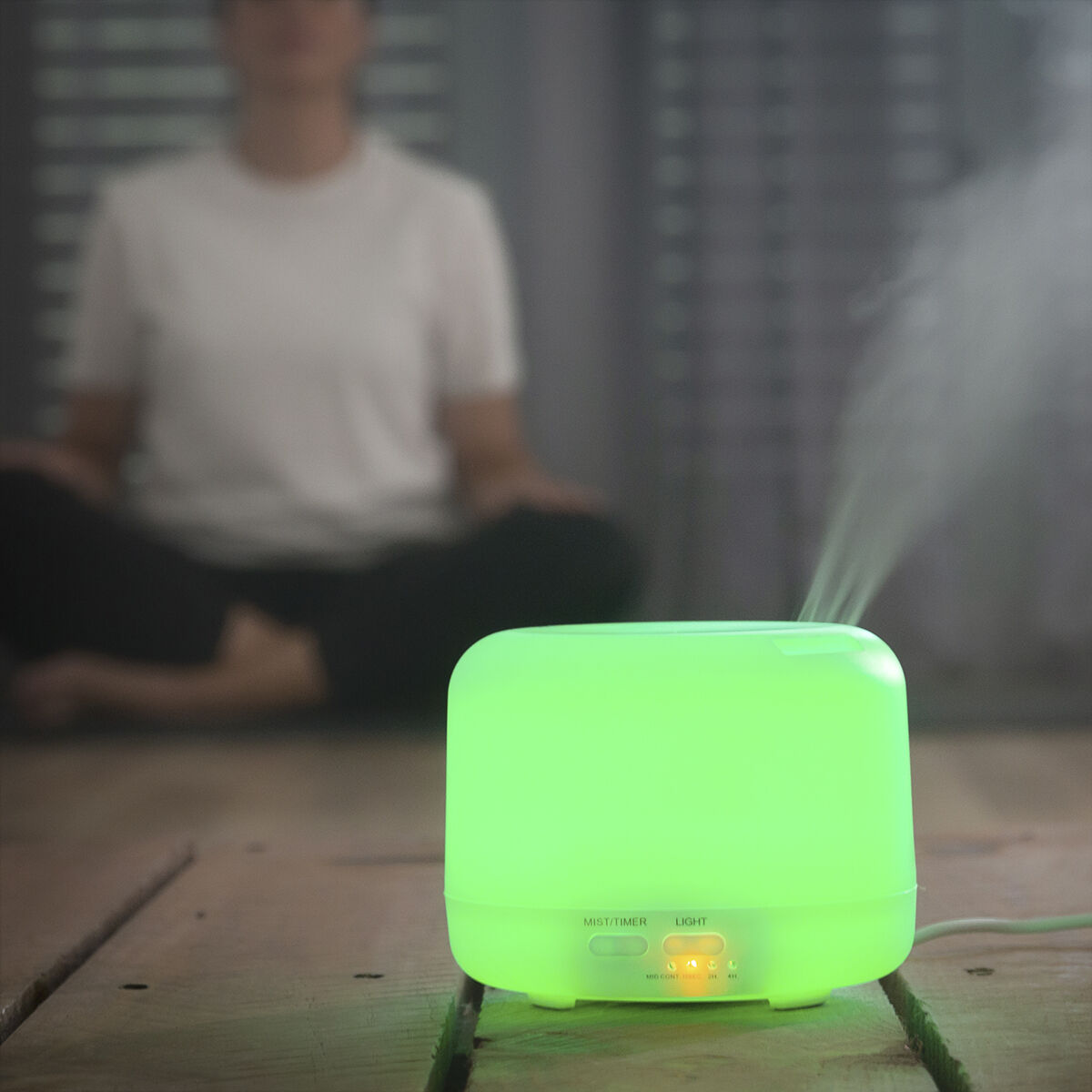 Aroma Diffuser Humidifier with Multicolour LED Steloured InnovaGoods