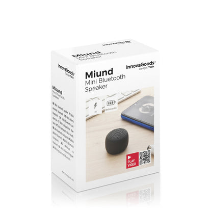 Rechargeable Portable Wireless Mini Speaker Miund InnovaGoods