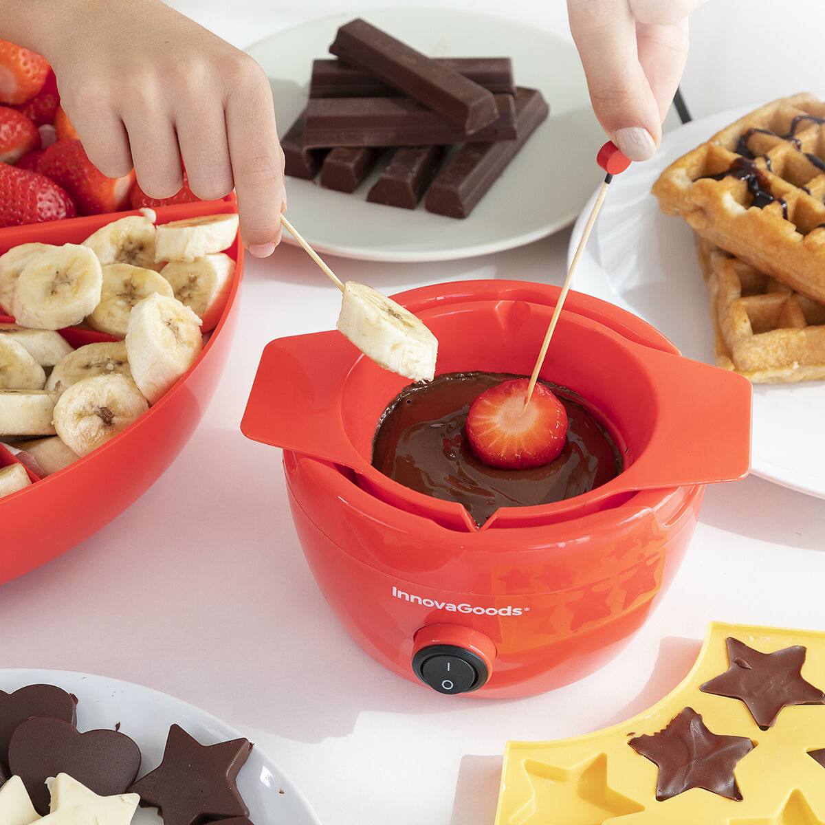 2-in 1-Jelly Bean and Chocolate Fondue Machine Yupot InnovaGoods