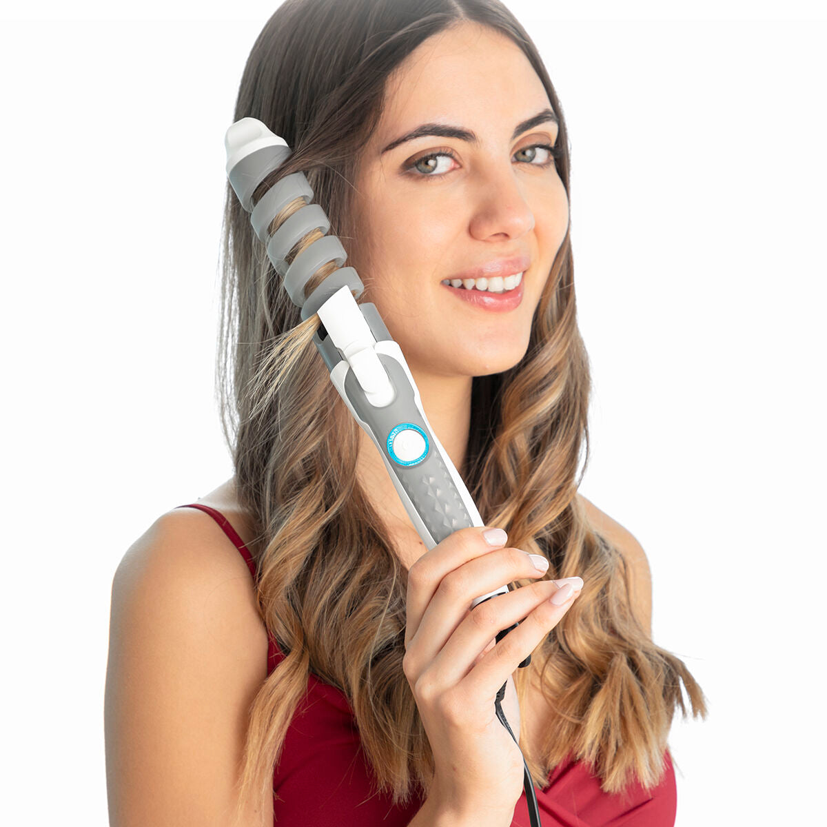 Ceramic Spiral Curling Iron Spihair InnovaGoods