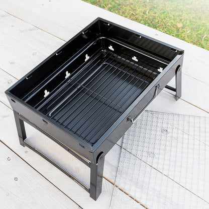 Folding Portable Barbecue for use with Charcoal BearBQ InnovaGoods