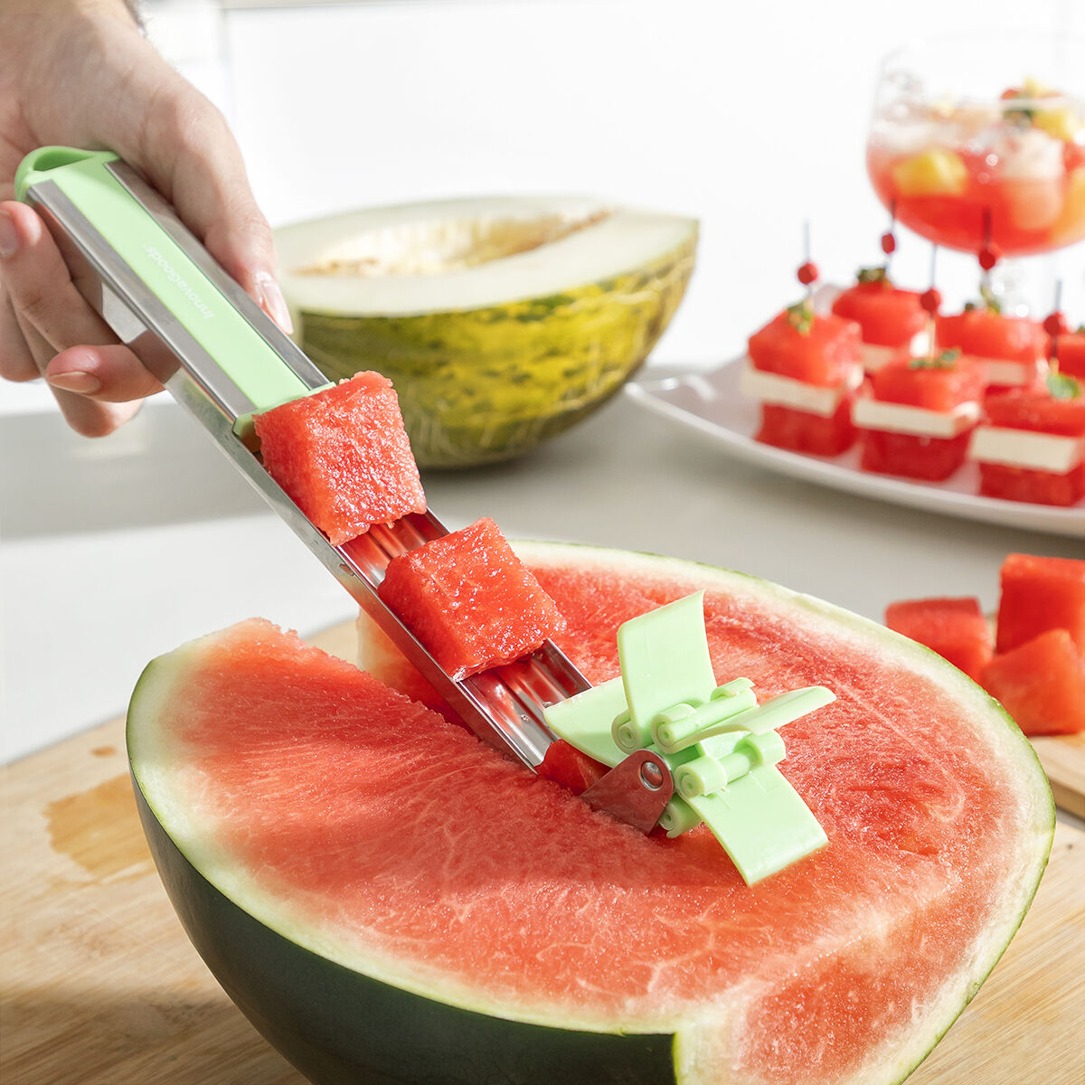 Watermelon Cube Cutter Cutmil InnovaGoods