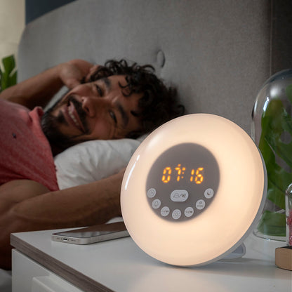 Sunrise Alarm Clock with Speaker Slockar InnovaGoods