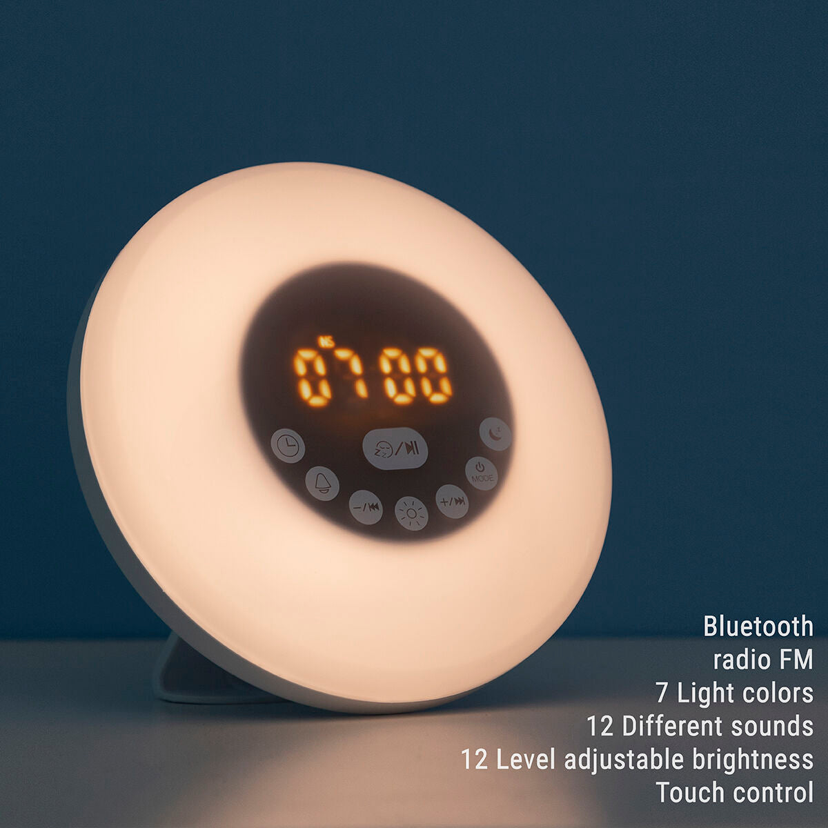 Sunrise Alarm Clock with Speaker Slockar InnovaGoods