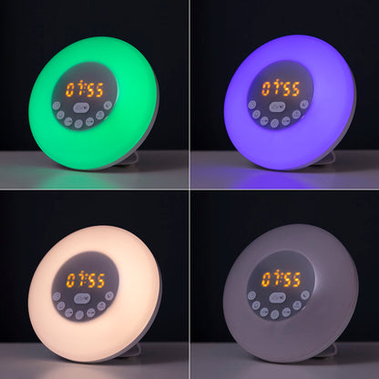 Sunrise Alarm Clock with Speaker Slockar InnovaGoods