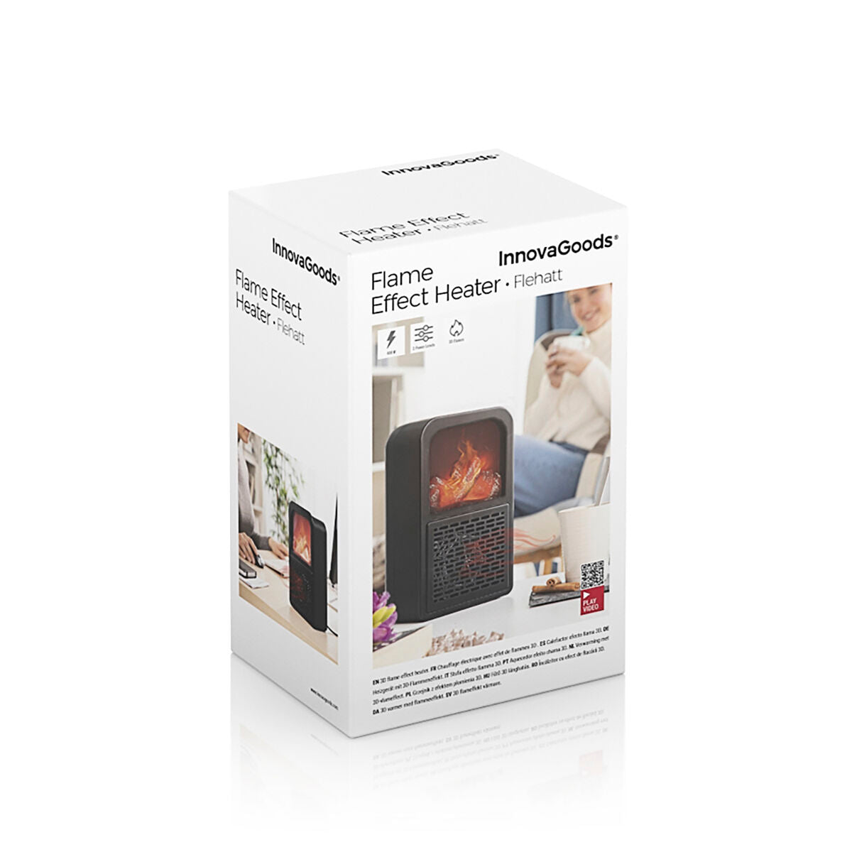 3D Flame Effect Tabletop Heater Flehatt InnovaGoods