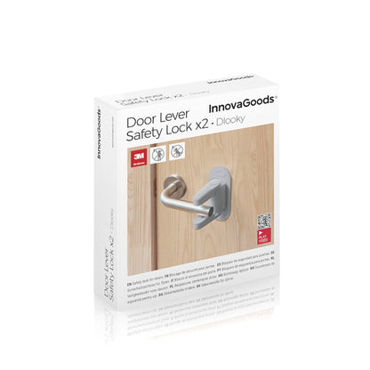 Door Lever Safety Lock Dlooky InnovaGoods 2 Units